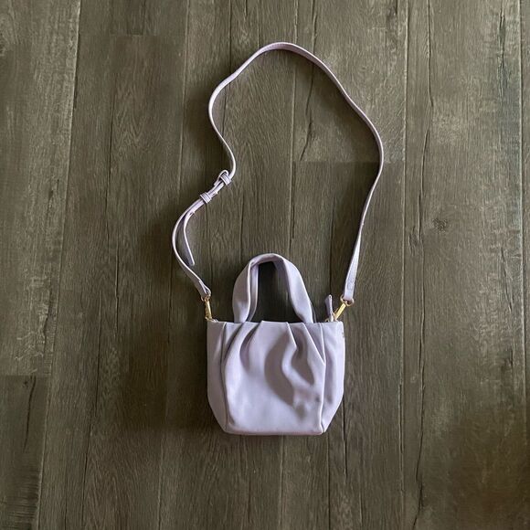 Zara Soft Mini Lavender Crossbody Bag - Picture 7 of 7